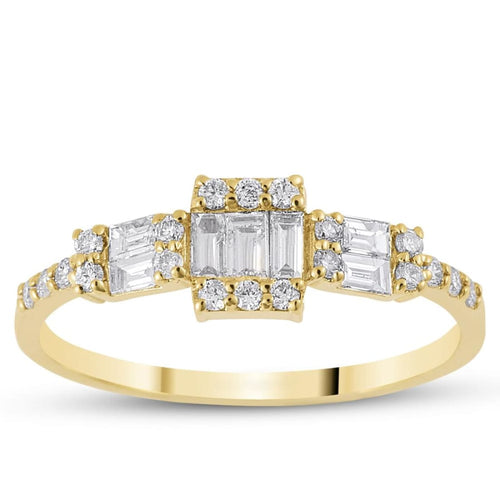 Baguette Diamond Ring - Jewelry
