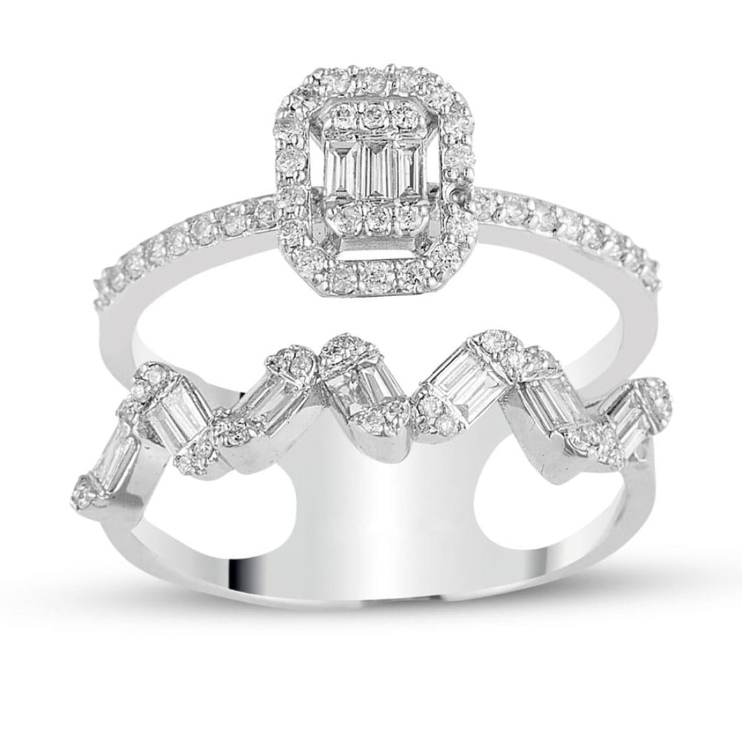 Diamond Baguette Ring - Jewelry