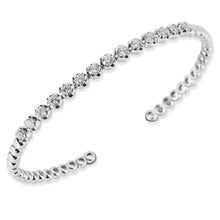 Load image into Gallery viewer, Bezel Diamond Bangle - Jewelry
