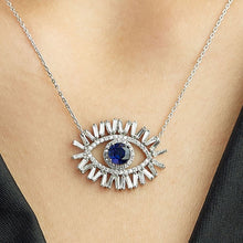 Load image into Gallery viewer, Blue Eye Diamond Necklace - Jewelry
