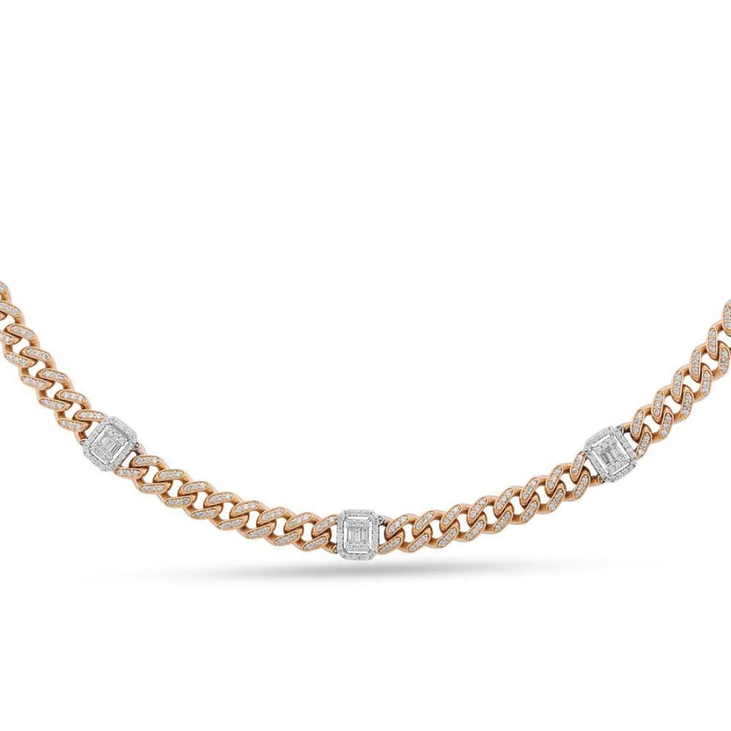 Cuban Chain Diamond Necklace - Empire Fine Jewellers