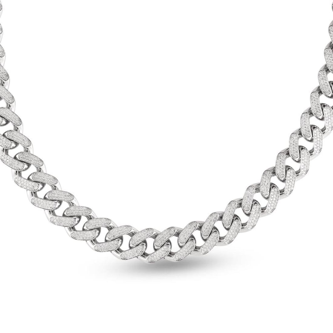 Cuban Chain Diamond Necklace - Empire Fine Jewellers