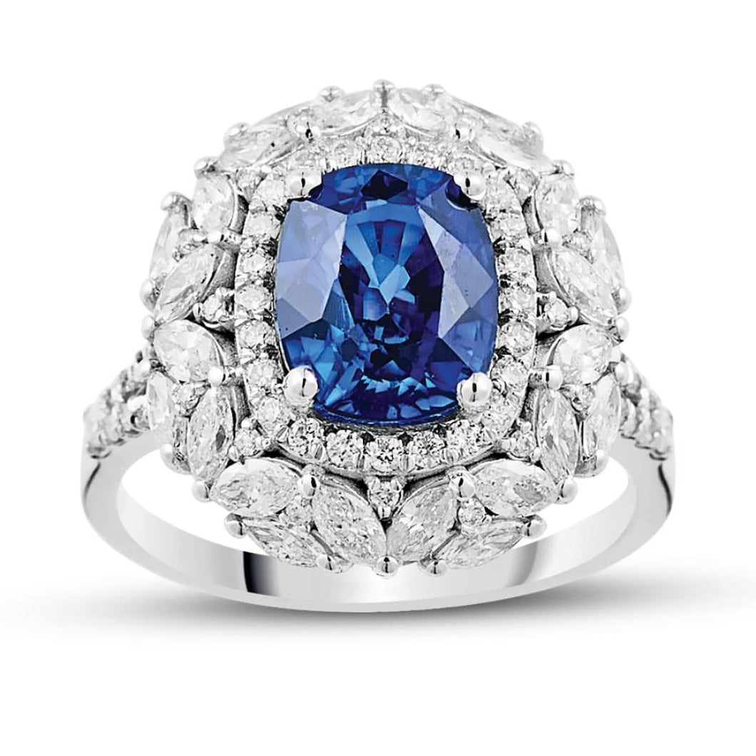 Sapphire Diamond Ring - Empire Fine Jewellers