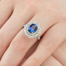 Load image into Gallery viewer, Sapphire Diamond Ring - Empire Fine Jewellers
