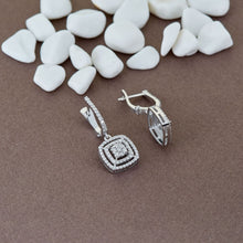 Load image into Gallery viewer, Cushion Shape Diamond Earring - Jewelry
