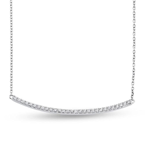 Diamond Bar Necklace - Jewelry