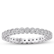 Load image into Gallery viewer, Diamond Bezel Eternity Band - Jewelry
