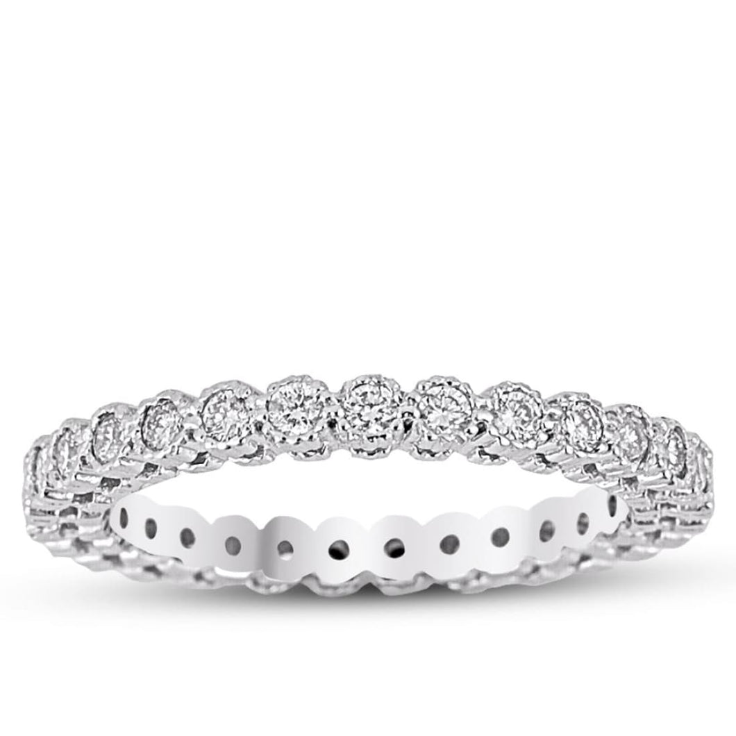 Diamond Bezel Eternity Band - Jewelry