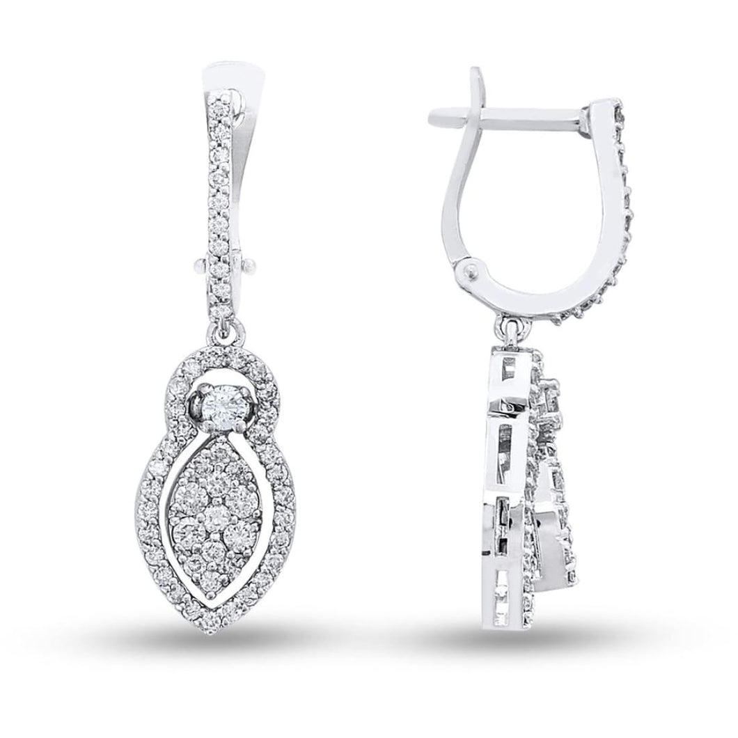 Diamond Cluster Earring - Empire Fine Jewellers