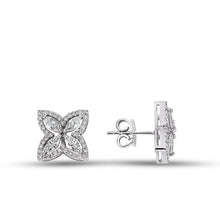 Load image into Gallery viewer, Diamond Cluster Stud Earring - Empire Fine Jewellers
