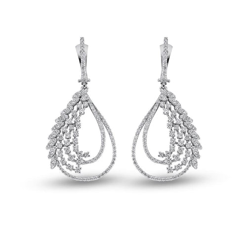 Diamond Drop Earring