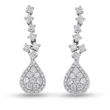 Load image into Gallery viewer, Diamond Drop Pave Earring - Jewelry
