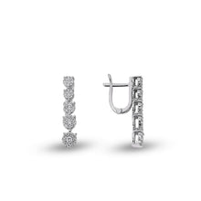 Load image into Gallery viewer, Diamond Graduated Earring - Jewelry
