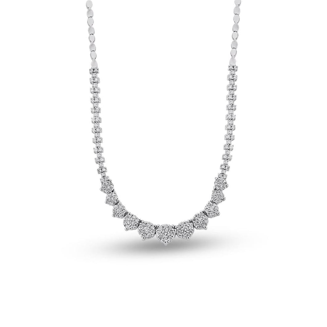 Diamond Gratuated Necklace - Empire Fine Jewellers