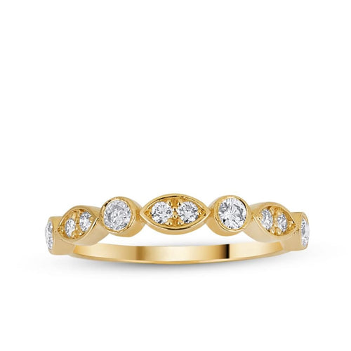 Diamond Half Eternity Band - Jewelry