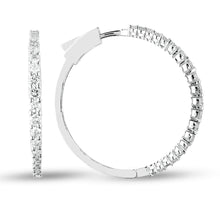 Load image into Gallery viewer, Diamond Hoop Earring - Earring
