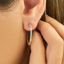 Load image into Gallery viewer, Diamond Hoop Earring - Empire Fine Jewellers
