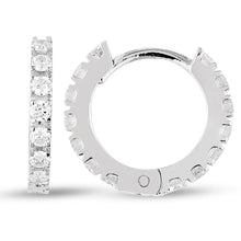 Load image into Gallery viewer, Diamond Hoop Earring - Empire Fine Jewellers
