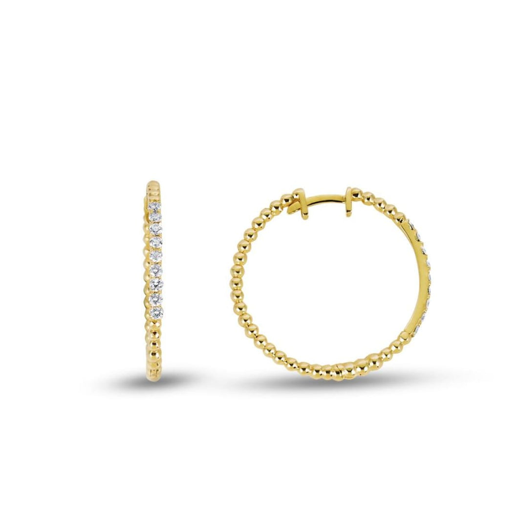 Diamond Hoop Earring - Empire Fine Jewellers