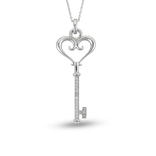 Diamond Key Pendant - Empire Fine Jewellers