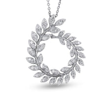 Load image into Gallery viewer, Diamond Leaf Necklace - Jewelry
