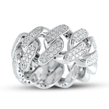 Load image into Gallery viewer, Diamond Link Ring

