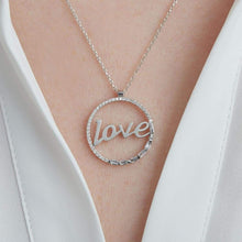 Load image into Gallery viewer, Diamond Love Necklace
