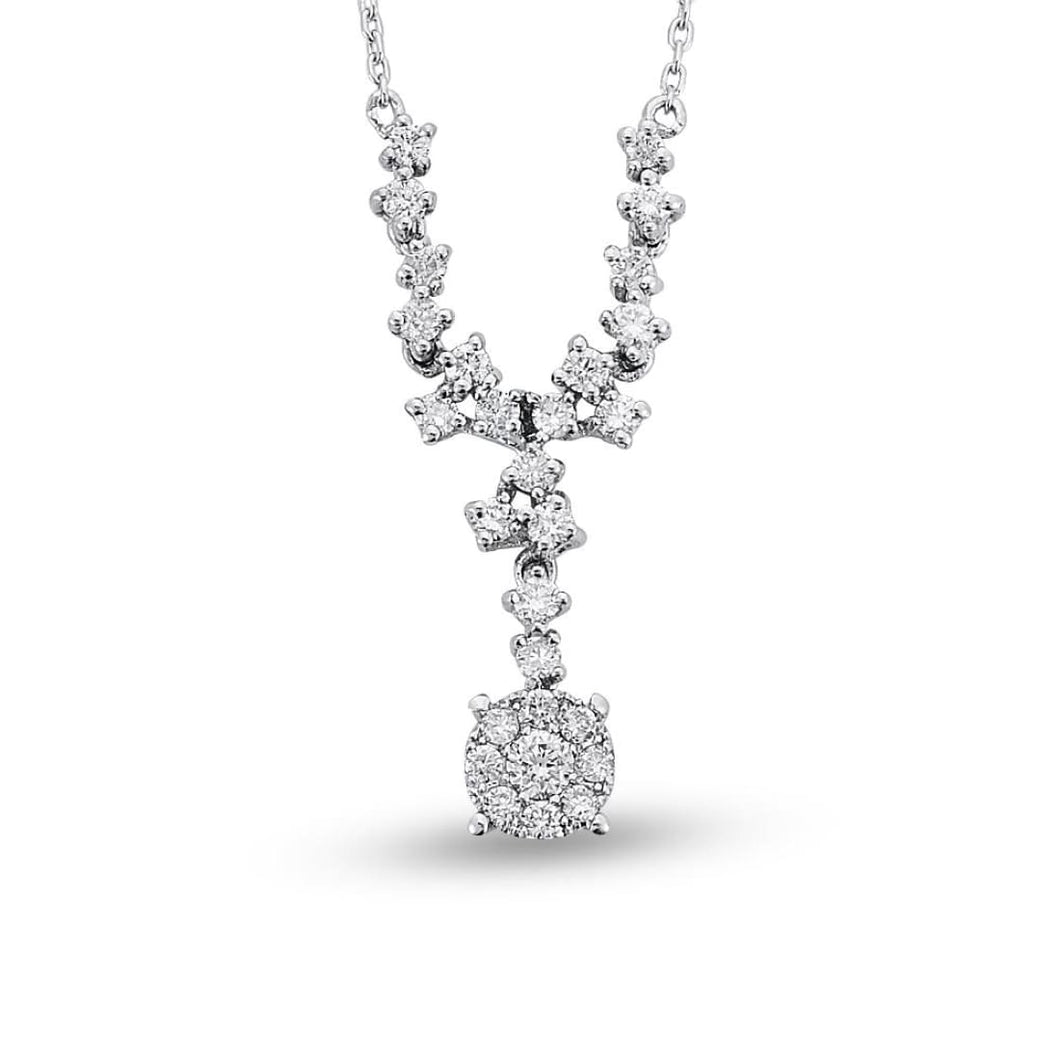 Diamond Pave Necklace - Jewelry