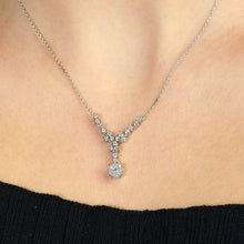 Load image into Gallery viewer, Diamond Pave Necklace - Jewelry
