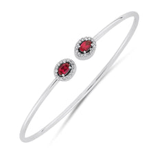 Load image into Gallery viewer, Diamond Ruby Bangle - Empire Fine Jewellers
