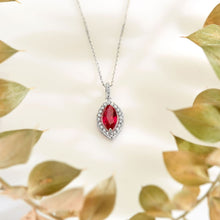 Load image into Gallery viewer, Diamond Ruby Necklace - Jewelry
