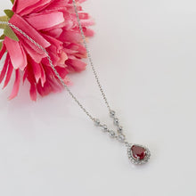 Load image into Gallery viewer, Diamond Ruby Necklace - Jewelry
