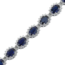 Load image into Gallery viewer, Diamond Sapphire Bracelet - Empire Fine Jewellers
