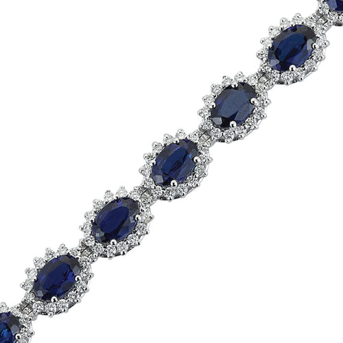 Diamond Sapphire Bracelet - Empire Fine Jewellers