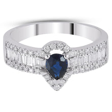 Load image into Gallery viewer, Diamond Sapphire Ring - Ring
