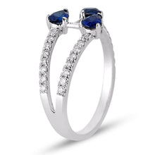 Load image into Gallery viewer, Diamond Sapphire Ring - Jewelry
