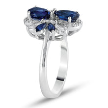 Load image into Gallery viewer, Diamond Sapphire Ring - Jewelry
