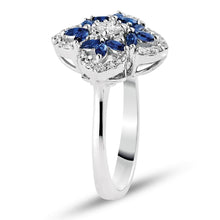 Load image into Gallery viewer, Diamond Sapphire Ring - Jewelry
