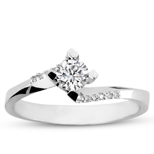 Diamond Solitaire Ring - Jewelry