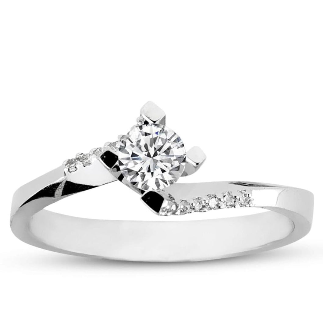 Diamond Solitaire Ring - Jewelry