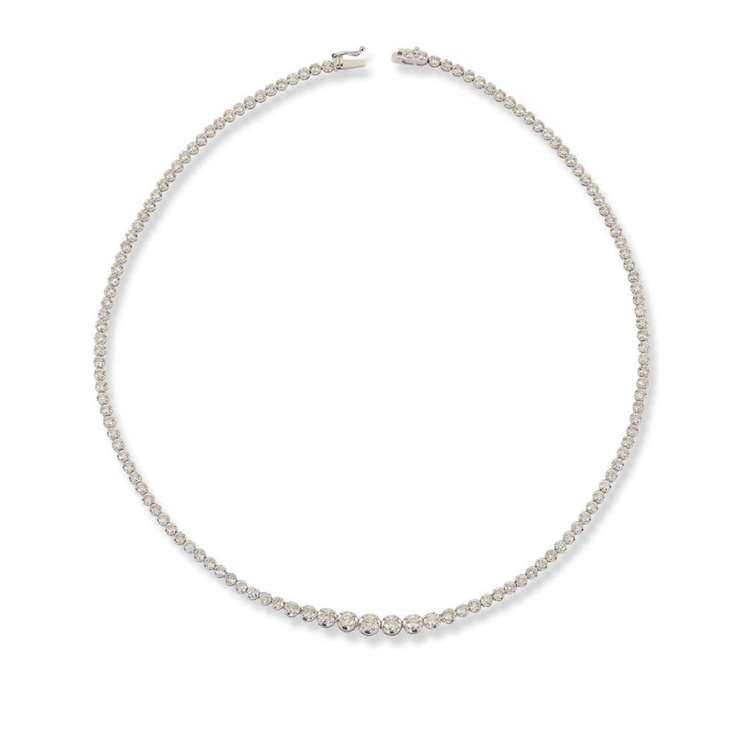 Diamond Tennis Necklace - Necklace