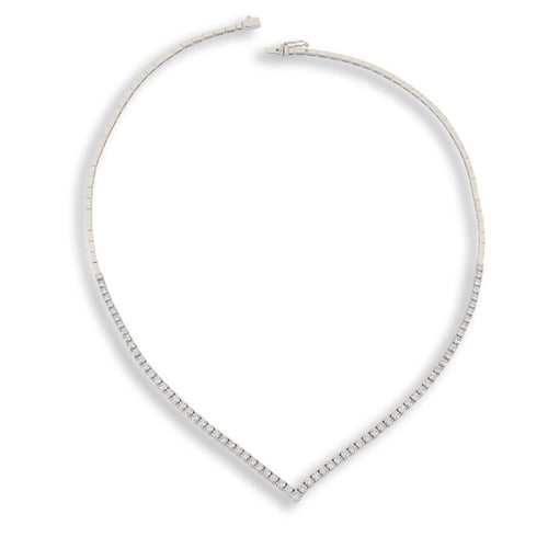 Diamond Tennis Necklace - Necklace