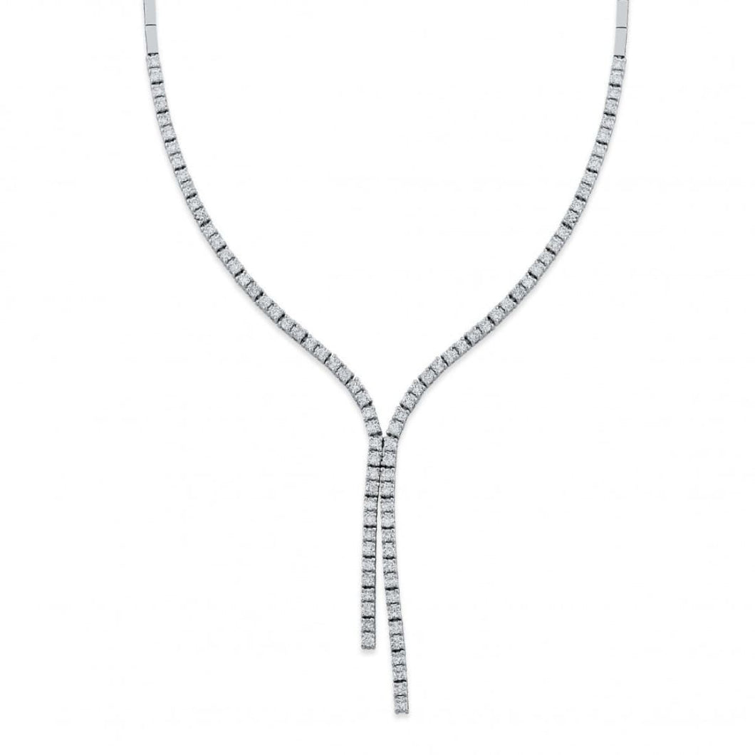 Diamond Tennis Necklace - Necklace