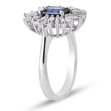Load image into Gallery viewer, Diamond Sapphire Ring - Jewelry
