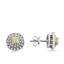 Load image into Gallery viewer, Fancy Yellow Diamond Earring - Earring
