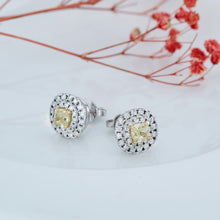 Load image into Gallery viewer, Fancy Yellow Diamond Earring - Earring
