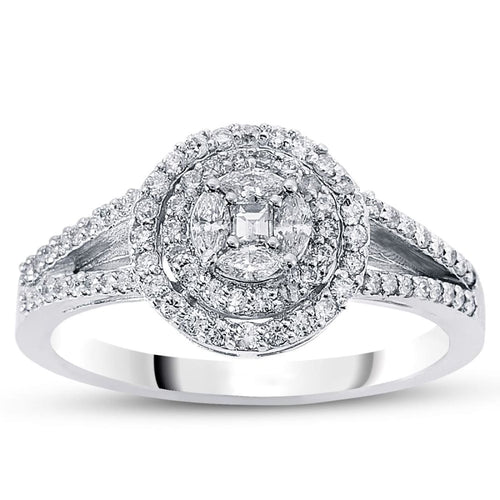 Invisible Set Diamond Ring - Jewelry