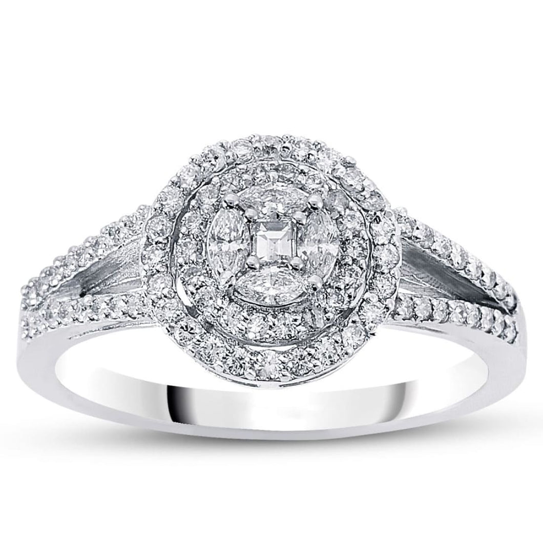 Invisible Set Diamond Ring - Jewelry