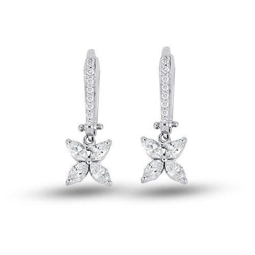 Marquise Diamond Earring - Jewelry