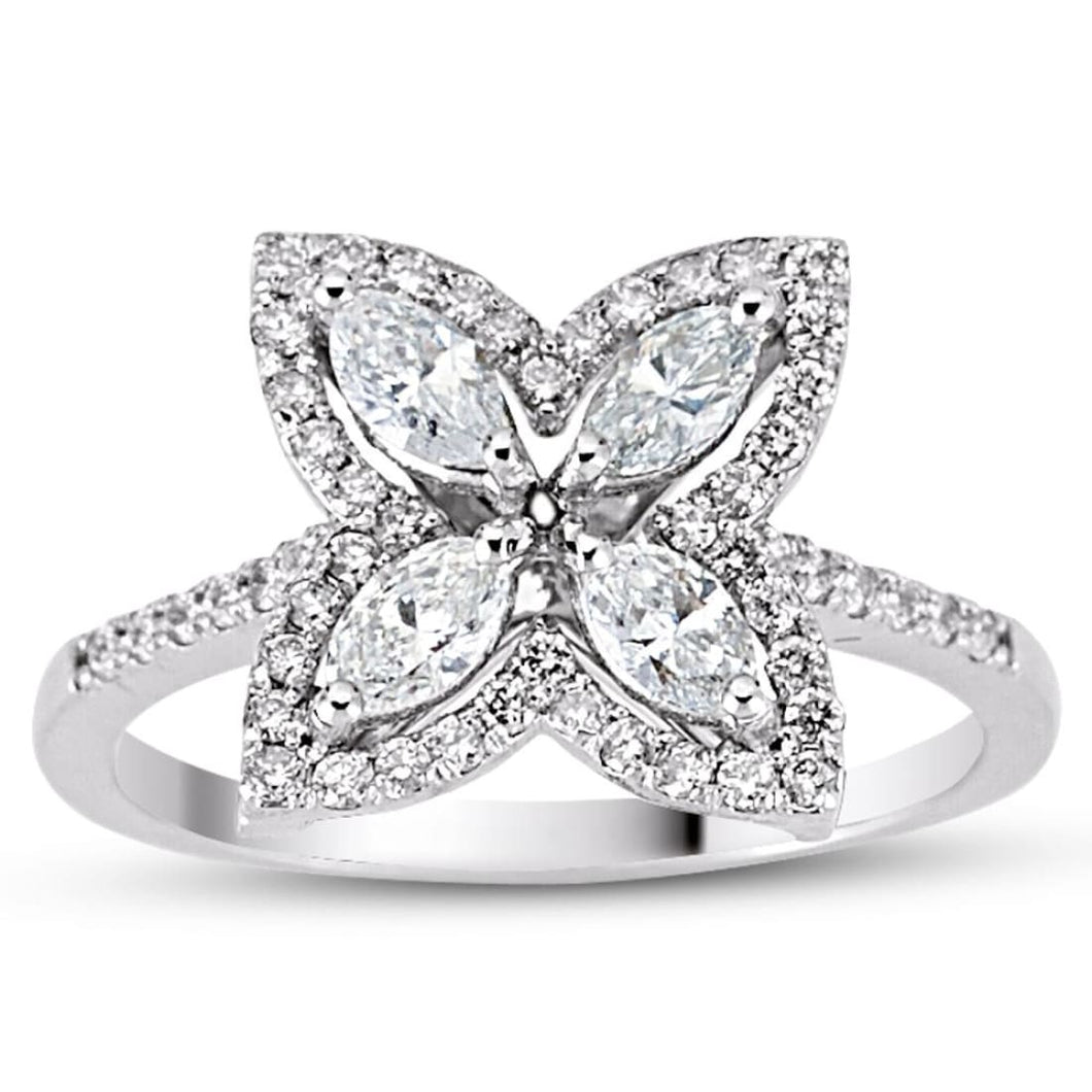 Marquise Diamond Ring - Jewelry